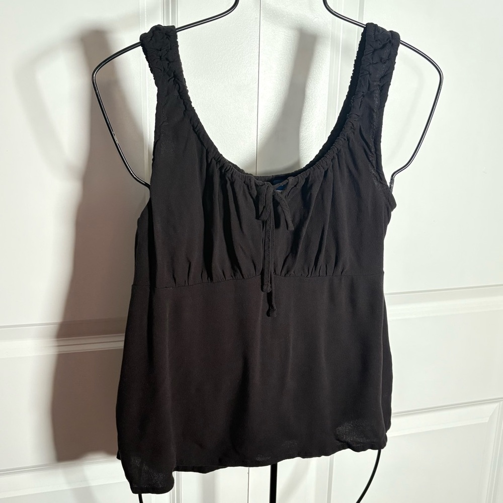 Old Navy Black Baby Doll Tank Y2K